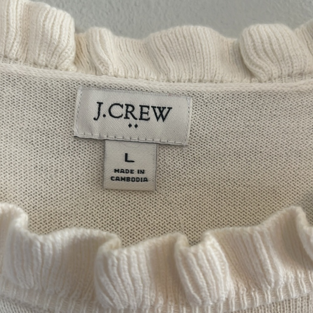 J. Crew Factory Ruffleneck Sweater - Picture 5 of 9